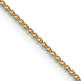 14k .85mm D/C Spiga with Lobster Clasp Chain