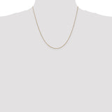 14k .85mm D/C Spiga with Lobster Clasp Chain