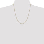 14k .85mm D/C Spiga with Lobster Clasp Chain