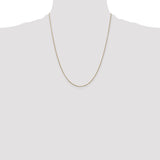 14k .85mm D/C Spiga with Lobster Clasp Chain