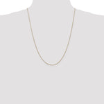 14k .85mm D/C Spiga with Lobster Clasp Chain