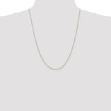 14k .85mm D/C Spiga with Lobster Clasp Chain