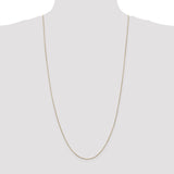 14k .85mm D/C Spiga with Lobster Clasp Chain
