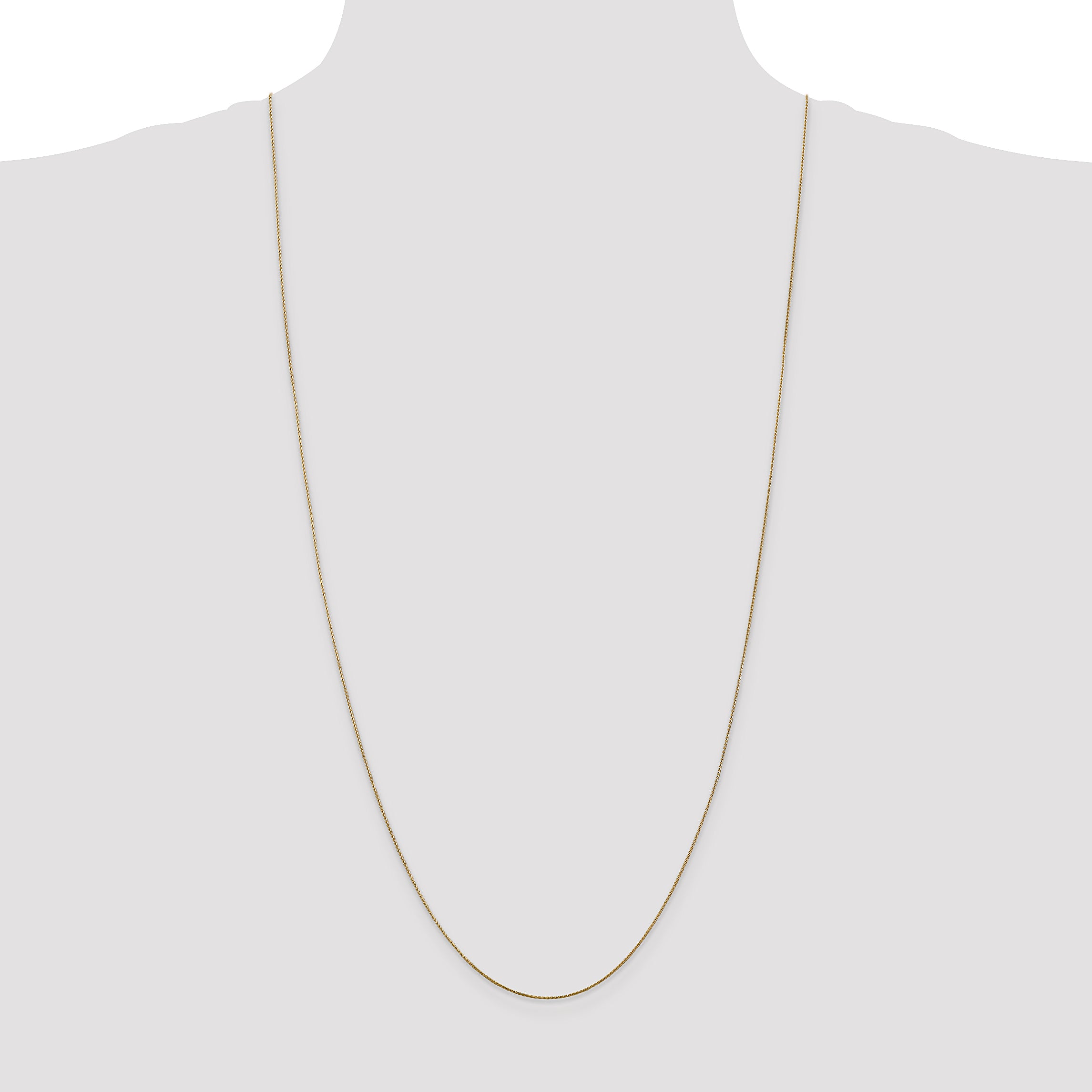 14k .85mm D/C Spiga with Lobster Clasp Chain