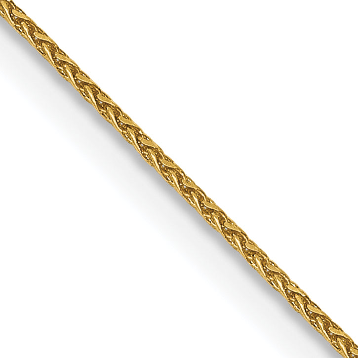 14k .85mm D/C Spiga with Spring Ring Clasp Chain
