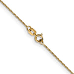 14k .85mm D/C Spiga with Spring Ring Clasp Chain