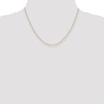 14k .85mm D/C Spiga with Spring Ring Clasp Chain