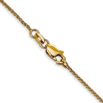 14k 1.05mm Diamond Cut Spiga with Lobster Clasp Chain