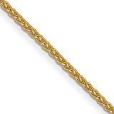 14k 1.05mm D/C Spiga with Lobster Clasp Chain