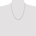 14k 1.05mm D/C Spiga with Lobster Clasp Chain
