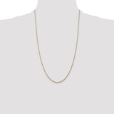 14k 1.05mm D/C Spiga with Lobster Clasp Chain