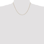 14k .85mm Spiga with Spring Ring Clasp Chain