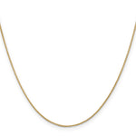 14k .85mm Spiga with Spring Ring Clasp Chain