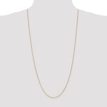 14k .85mm Spiga with Spring Ring Clasp Chain