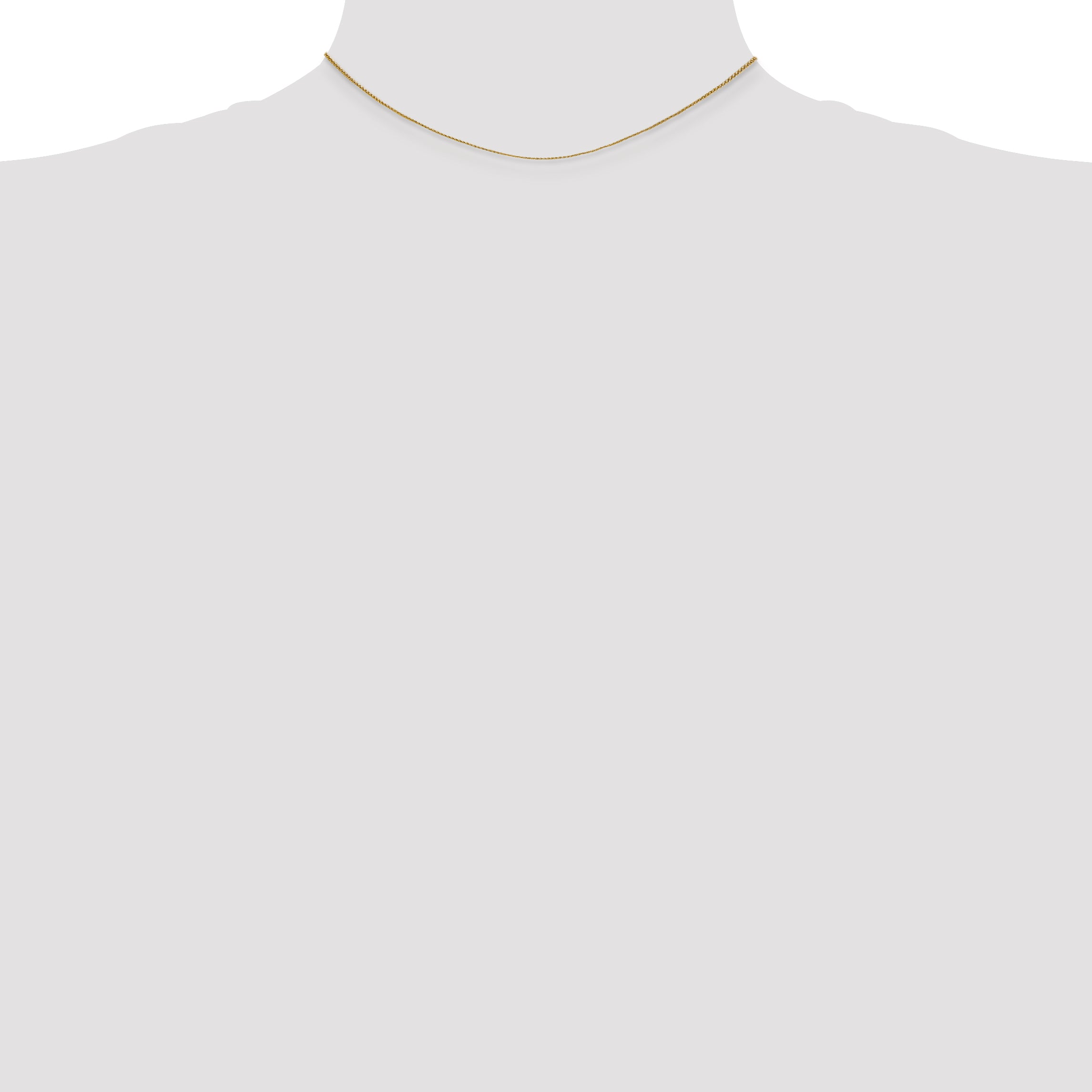 14k .85mm Spiga Chain