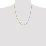 14k .85mm Spiga Chain