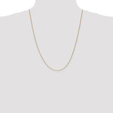 14k .85mm Spiga Chain