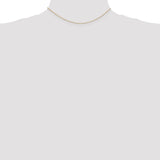 14k 1mm Singapore Chain