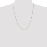 14k 1mm Singapore Chain