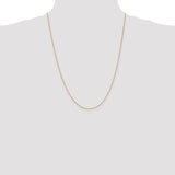 14k 1mm Singapore Chain