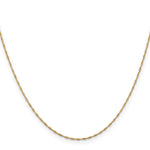 14k 1mm Singapore Chain