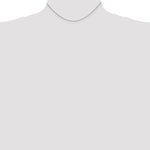 14k WG 1mm Singapore Chain