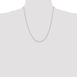 14k WG 1mm Singapore Chain