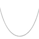 14k WG 1.1mm Singapore Chain