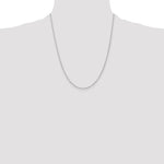 14k WG 1.1mm Singapore Chain