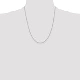 14k WG 1.1mm Singapore Chain