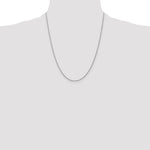 14k WG 1.1mm Baby Rope Chain