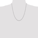14k WG 1.1mm Baby Rope Chain