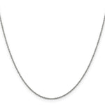 14k WG 1.1mm Baby Rope Chain