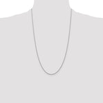 14k WG 1.1mm Baby Rope Chain
