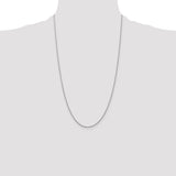 14k WG 1.1mm Baby Rope Chain