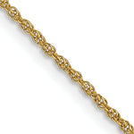 14k 1.1mm Baby Rope Chain
