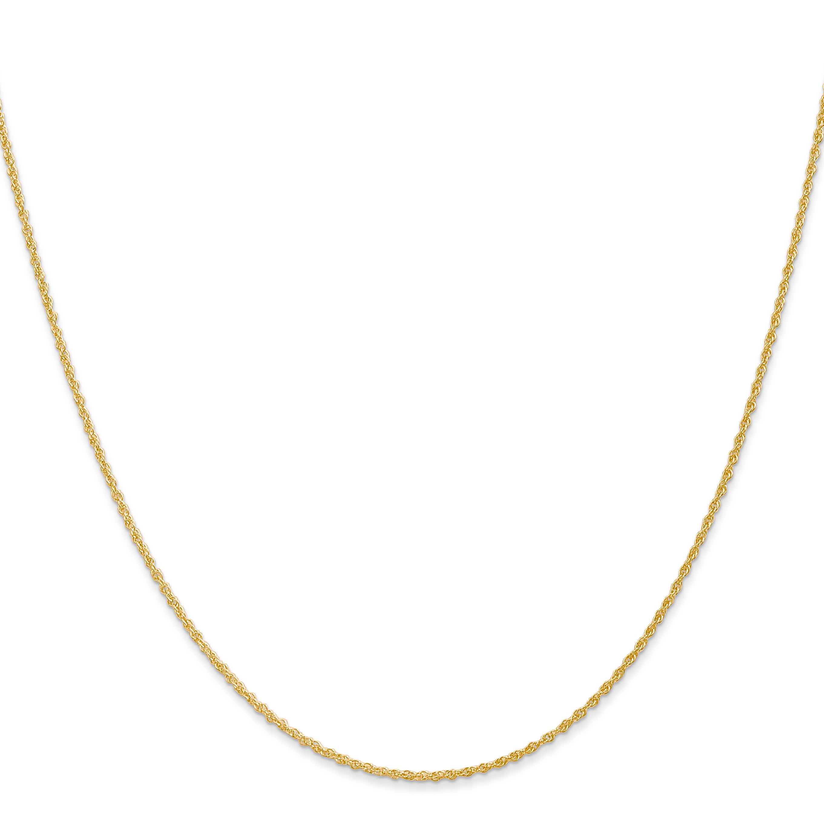 14k 1.1mm Baby Rope Chain