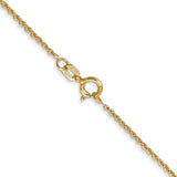 14k 1.1mm Baby Rope Chain