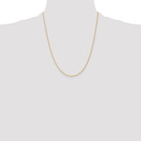 14k 1.1mm Baby Rope Chain