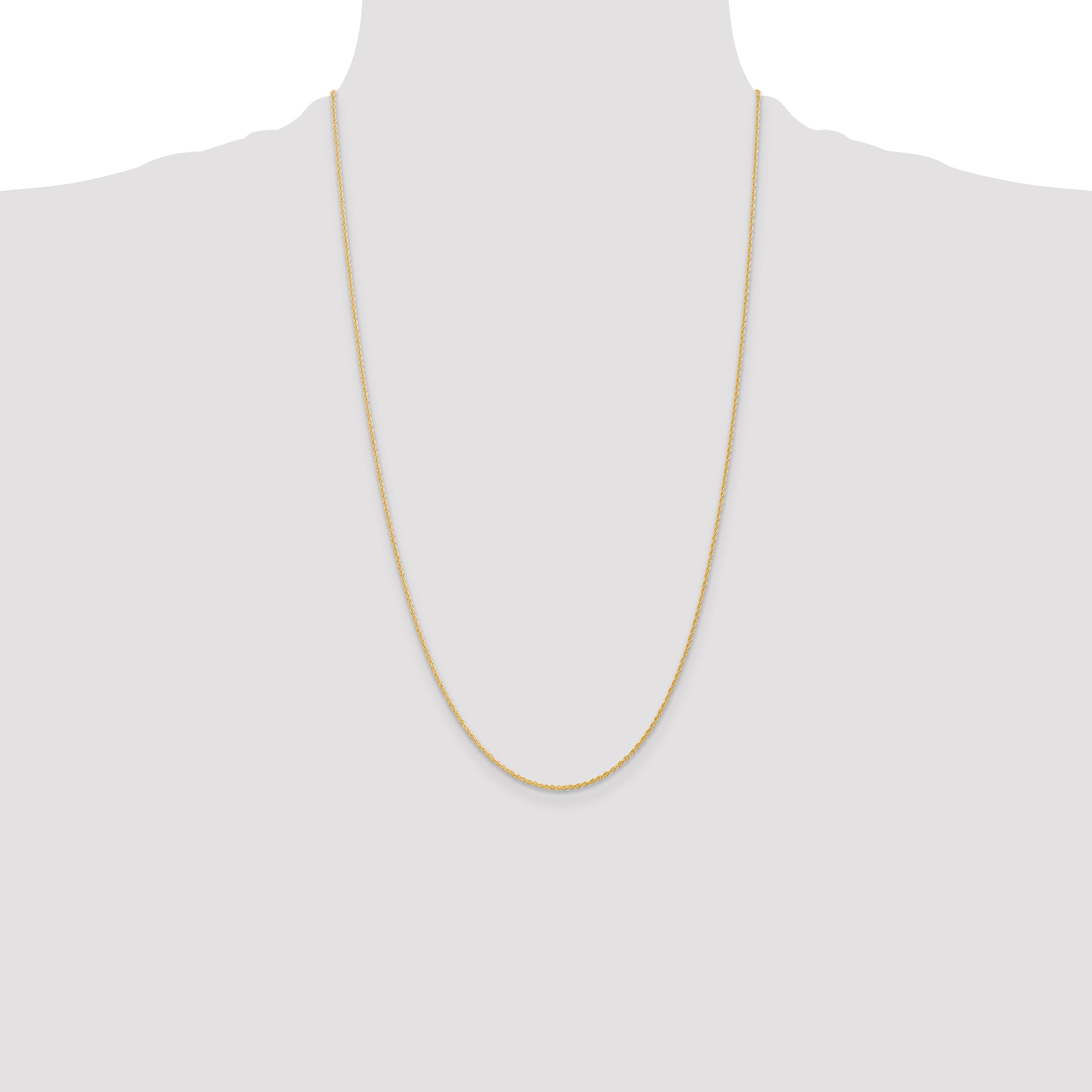 14k 1.1mm Baby Rope Chain
