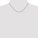 14k White Gold 1.8mm Forzantine Cable Chain