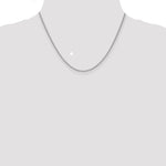 14k White Gold 1.8mm Forzantine Cable Chain