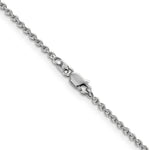 14k White Gold 1.8mm Forzantine Cable Chain