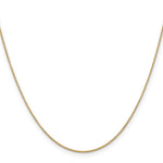 14k .9mm Cable with Spring Ring Clasp Chain