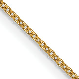 14k .9mm Cable with Spring Ring Clasp Chain