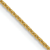 14k .9mm Cable with Lobster Clasp Chain