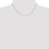 14k .9mm Cable with Lobster Clasp Chain