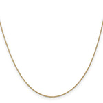 14k .9mm Cable with Lobster Clasp Chain