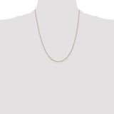14k .9mm Cable with Lobster Clasp Chain