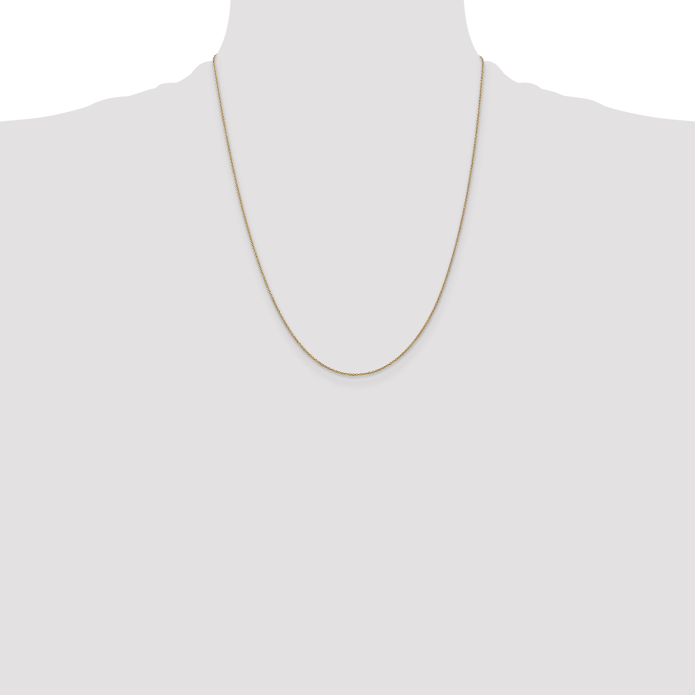 14k .9mm Cable with Lobster Clasp Chain
